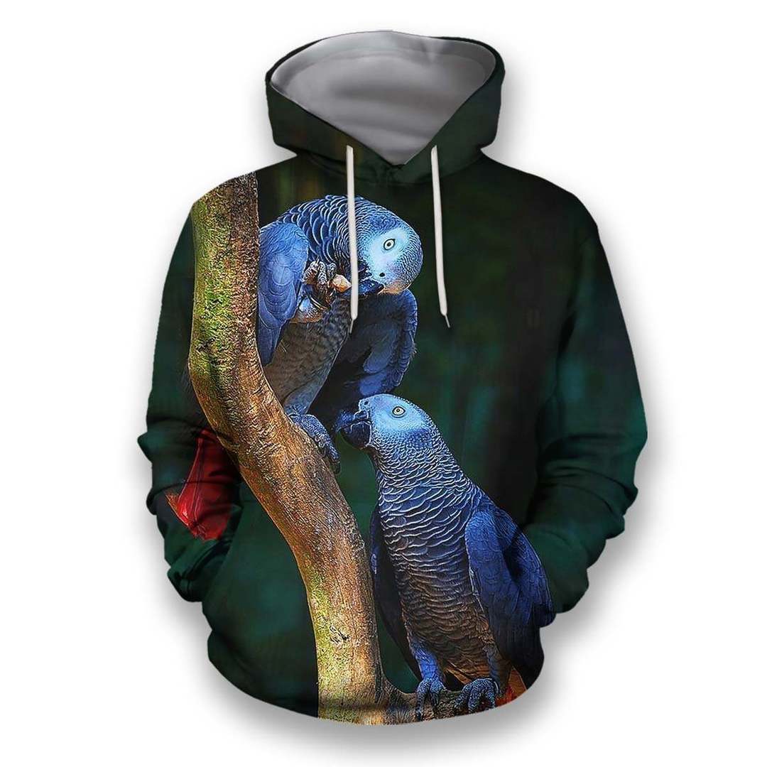 All Over Printed Parrots Shirts H403