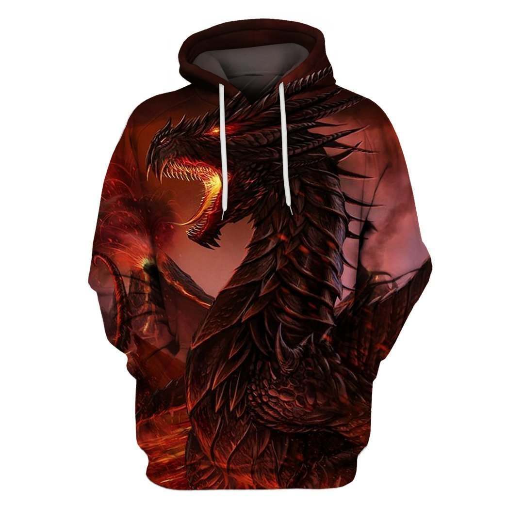 All Over Print Dragon Hoodie