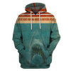 3D All Over Print Shark Jaws Hoodie