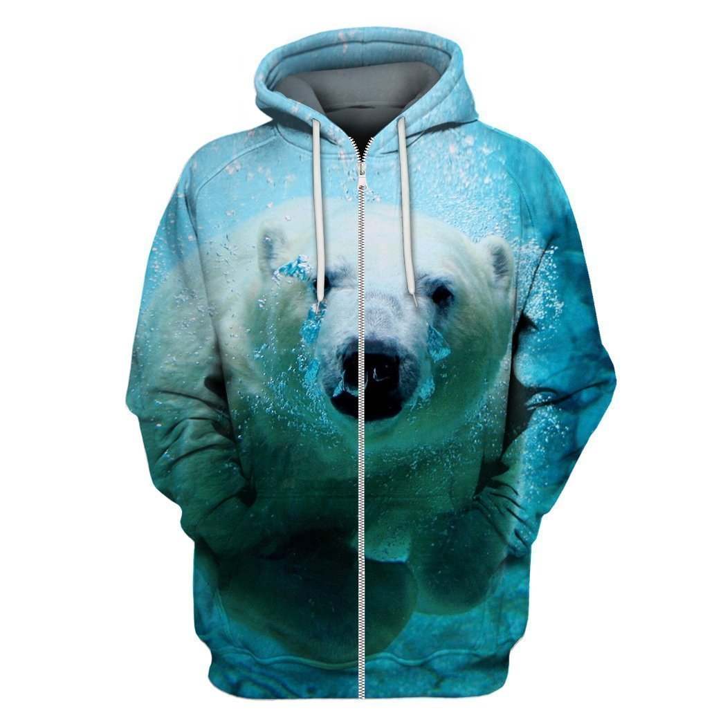 3D AOP Polar Bears Shirt