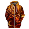 3D All Over Print Dragon Head Hoodie