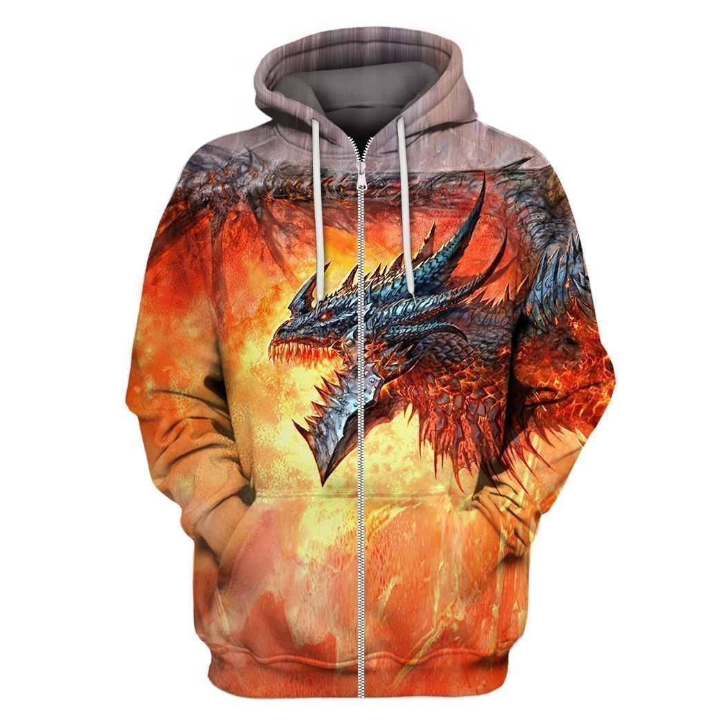 3D All Over Print Dragon Shirt
