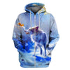 3D All Over Print  Animals Wolves Hoodie