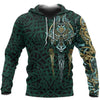 Awesomehoodie 3D All Over Print  Viking Fenrir Hoodie / Zip  for Men and Women, Zip Hoodies DC054
