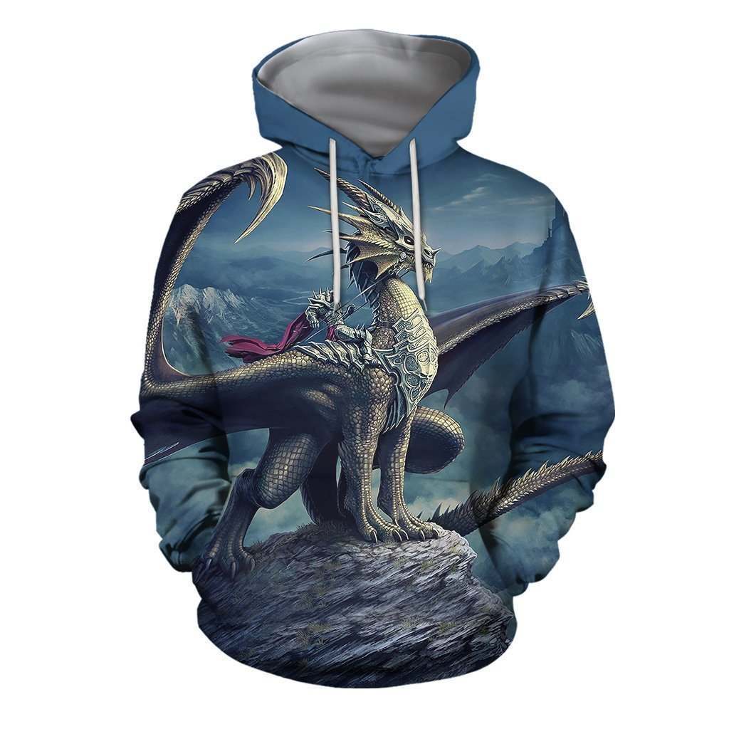 All Over Print Dragon Hoodie