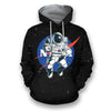 3D all over print nasa astronaut in the space
