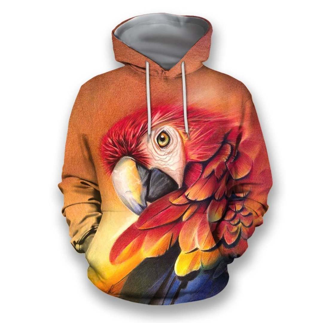 All Over Printed Parrots Shirts H306B