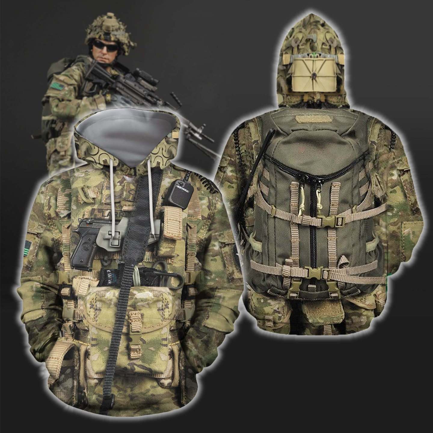 3D All Over Printed Navy SEAL Uniform