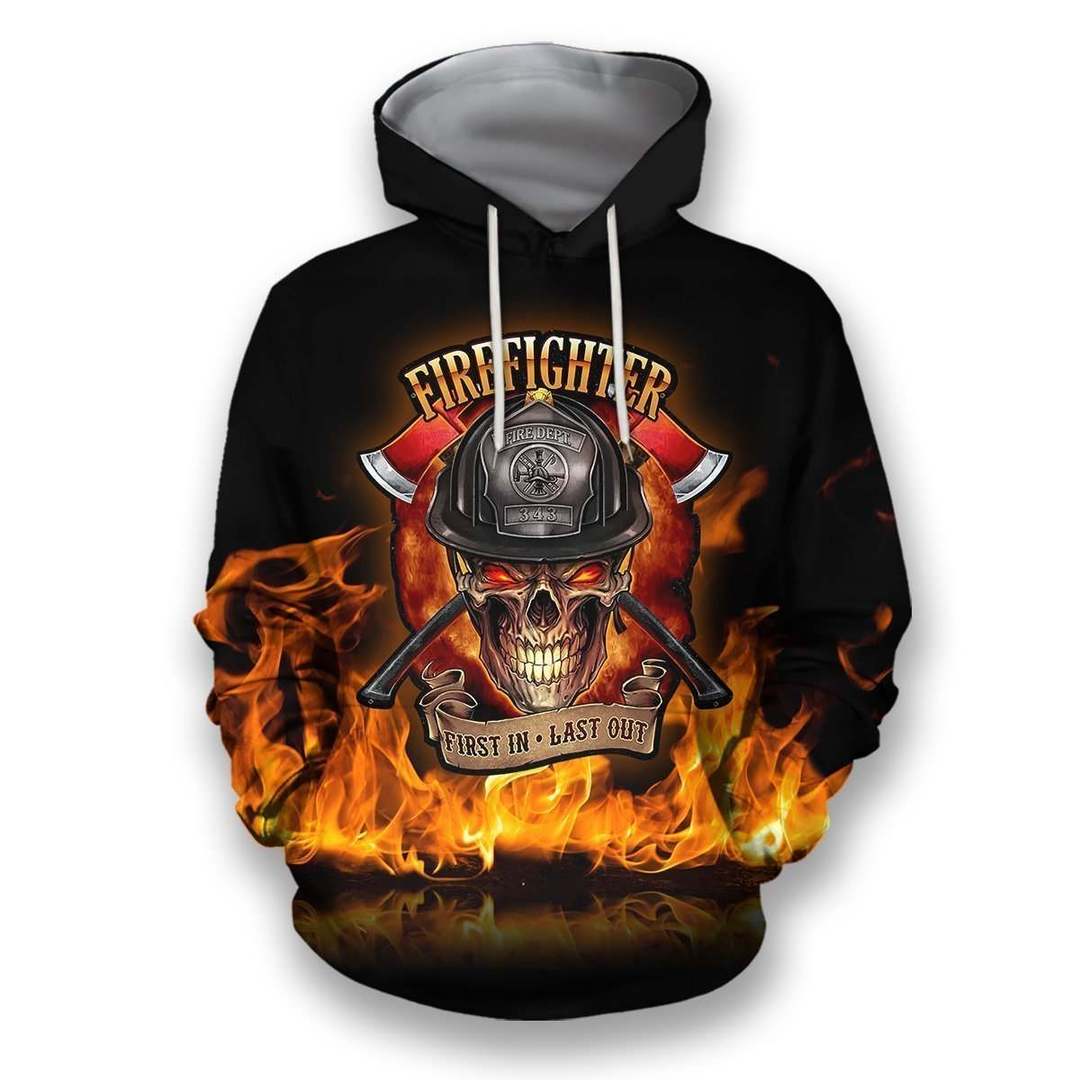 3D all over printed firefighter shirts