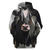3D All Over Print Cow Clothes &lt;Black&gt;