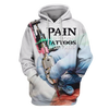 3D All Over Print Tattoo Hoodie