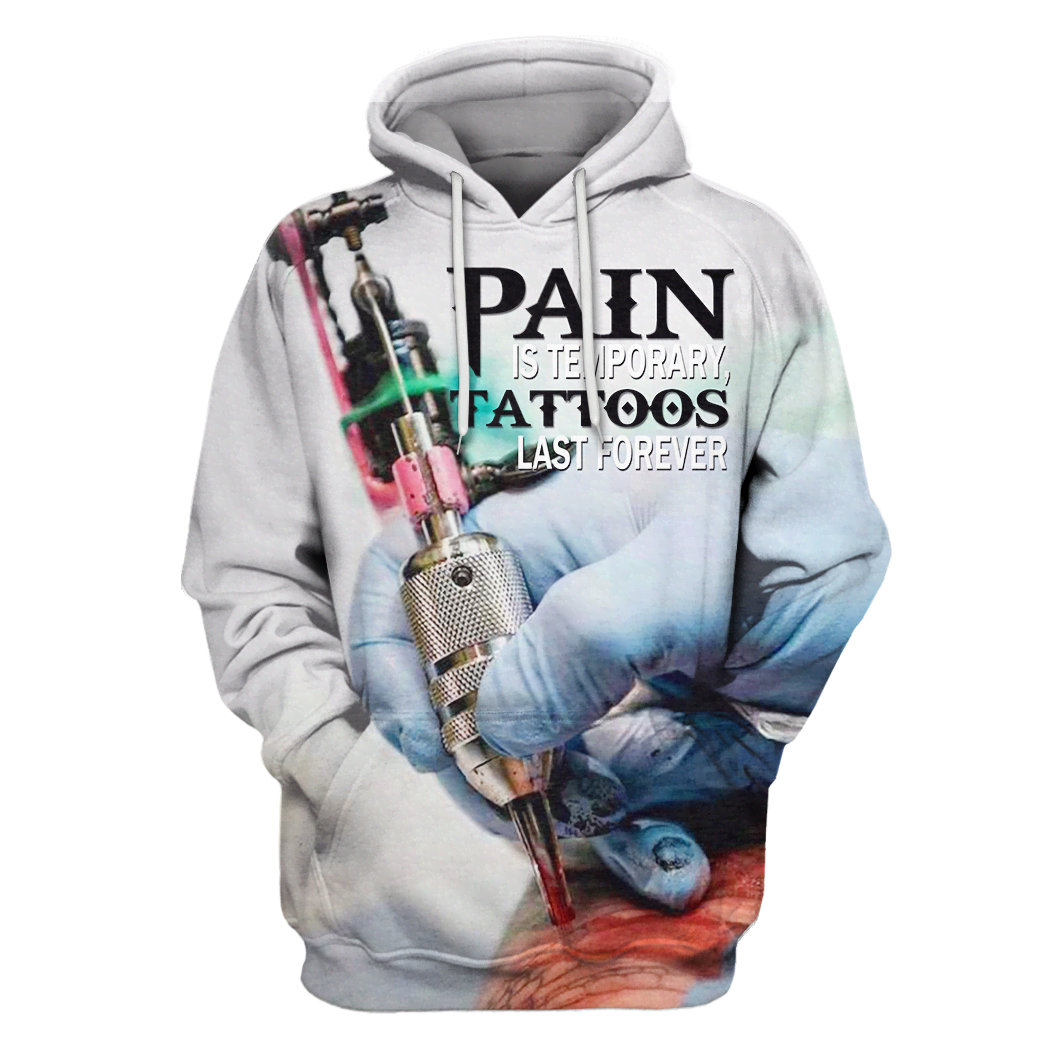3D All Over Print Tattoo Hoodie