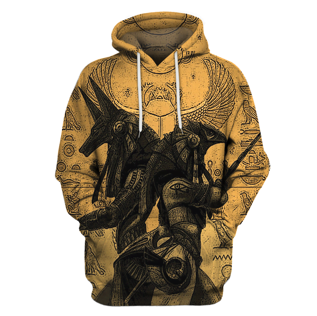 3D All Over Print ANUBIS AND OSIRIS Hoodie