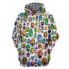 3D All Over Print Insect Hoodie