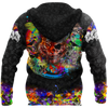 3D All Over Print Colorful Skull for Men and Women, T-Shirt, Zip Hoodies, Sweatshirt HBC0066