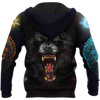 3D All Over Print Love Wolf for Men and Women, T-Shirt, Zip Hoodies, Sweatshirt HBC0068