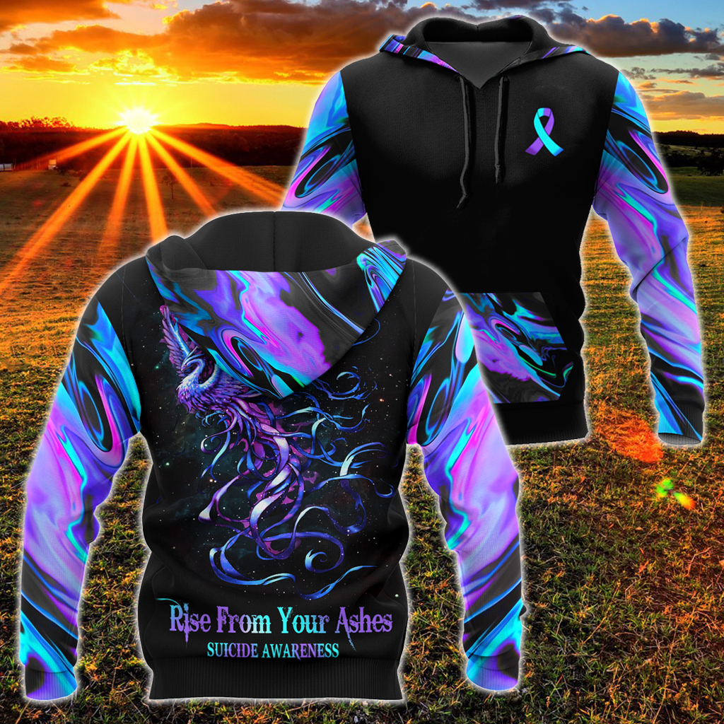 Awesome Hoodie Rise From Your Ashes for Men and Women HBC289