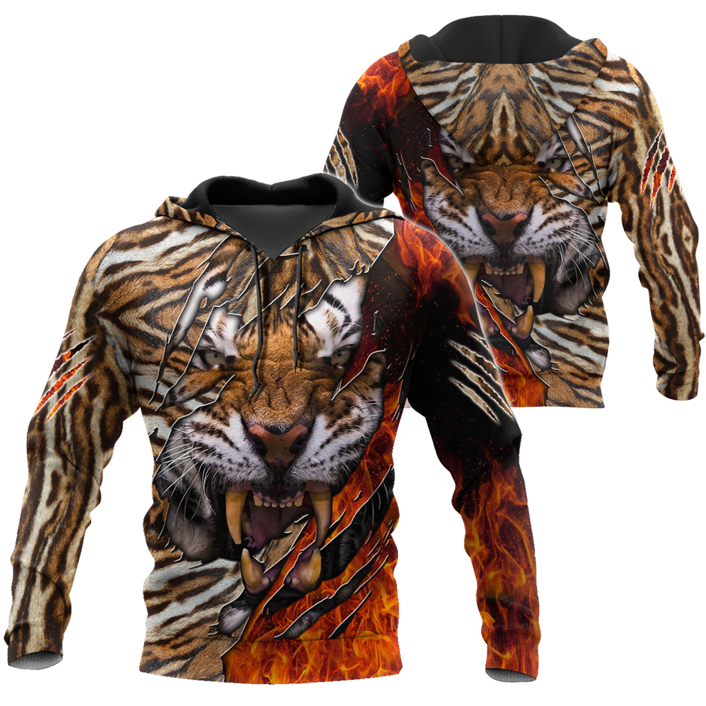 3D All Over Print Tiger for Men and Women, T-Shirt, Zip Hoodies, Sweatshirt HBC0063