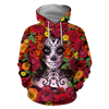 Awesome Hoodie Mexico Day Of The Dead for Men and Women HBC273