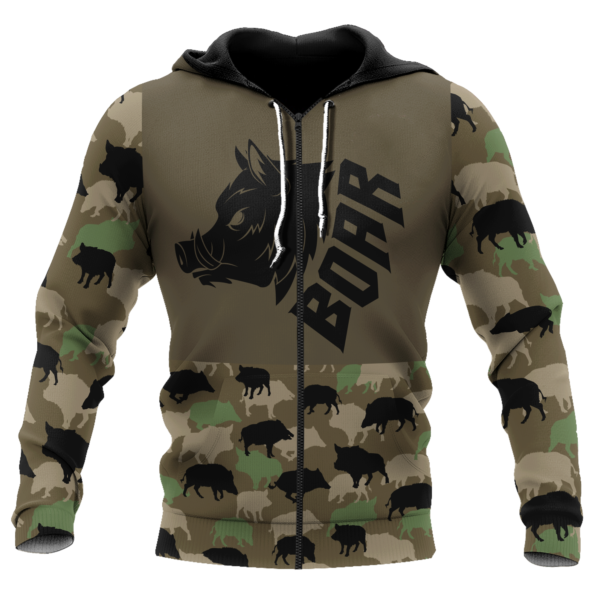 Awesome Hoodie Boar Hunter for Men and Women HBC245