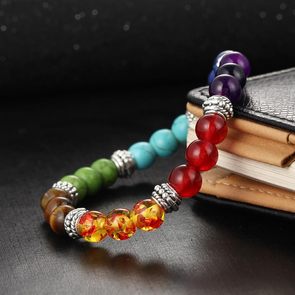 7 Chakra Bracelets Natural Stone