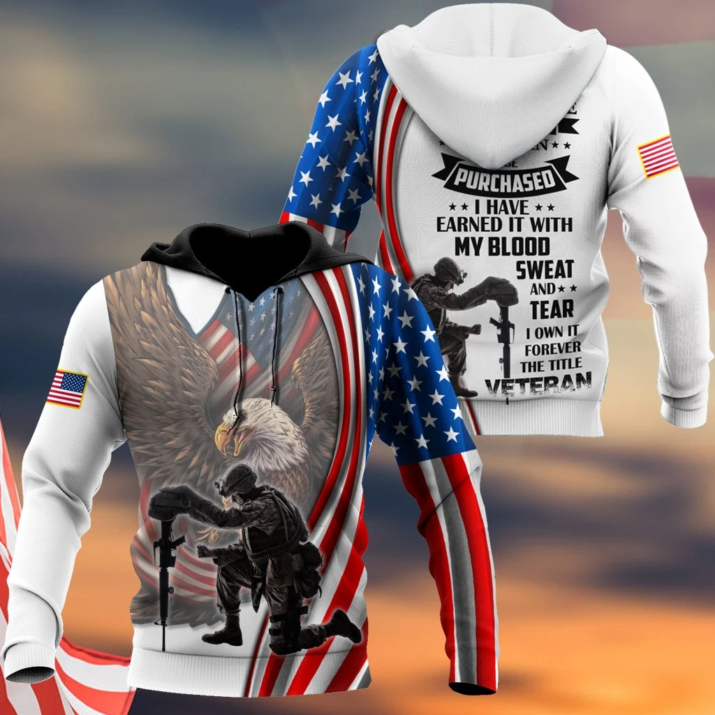 Awesome hoodie 3d all print I Own It Forever The Title Veteran US Hoodie for Men and Women, T-Shirt, Zip Hoodies, Sweatshirt NQ102
