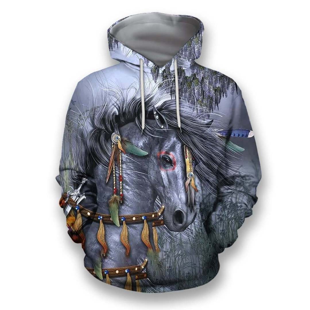 All Over Printed Indian Horse Shirts