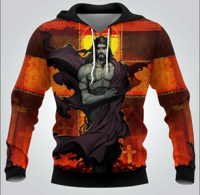 Awesome hoodie 3d all print JESUS for Men and Women, T-Shirt, Zip Hoodies, Sweatshirt NQ291