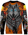 All Over Love Wolf American for Men and Women, T-Shirt, Zip Hoodies, Sweatshirt HBC0095