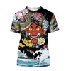 Awesome hoodie 3d all print Japanese Oni Mask Tattoo for Men and Women, T-Shirt, Zip Hoodies, Sweatshirt NQ132