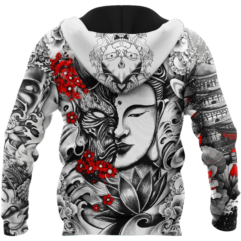 Awesome hoodie 3d all print Japanese Tattoo for Men and Women, T-Shirt, Zip Hoodies, Sweatshirt NQ131
