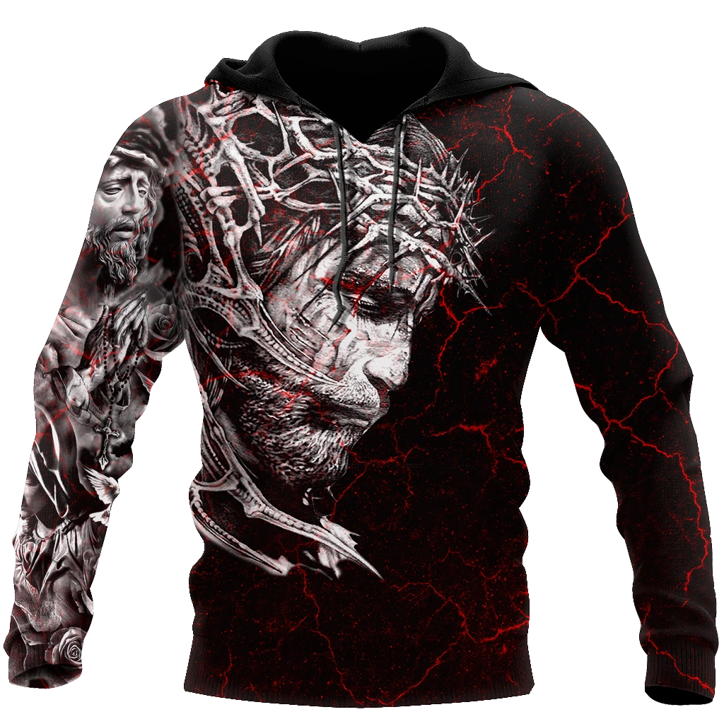 Awesome hoodie 3d all print Jesus for Men and Women, T-Shirt, Zip Hoodies, Sweatshirt NQ143