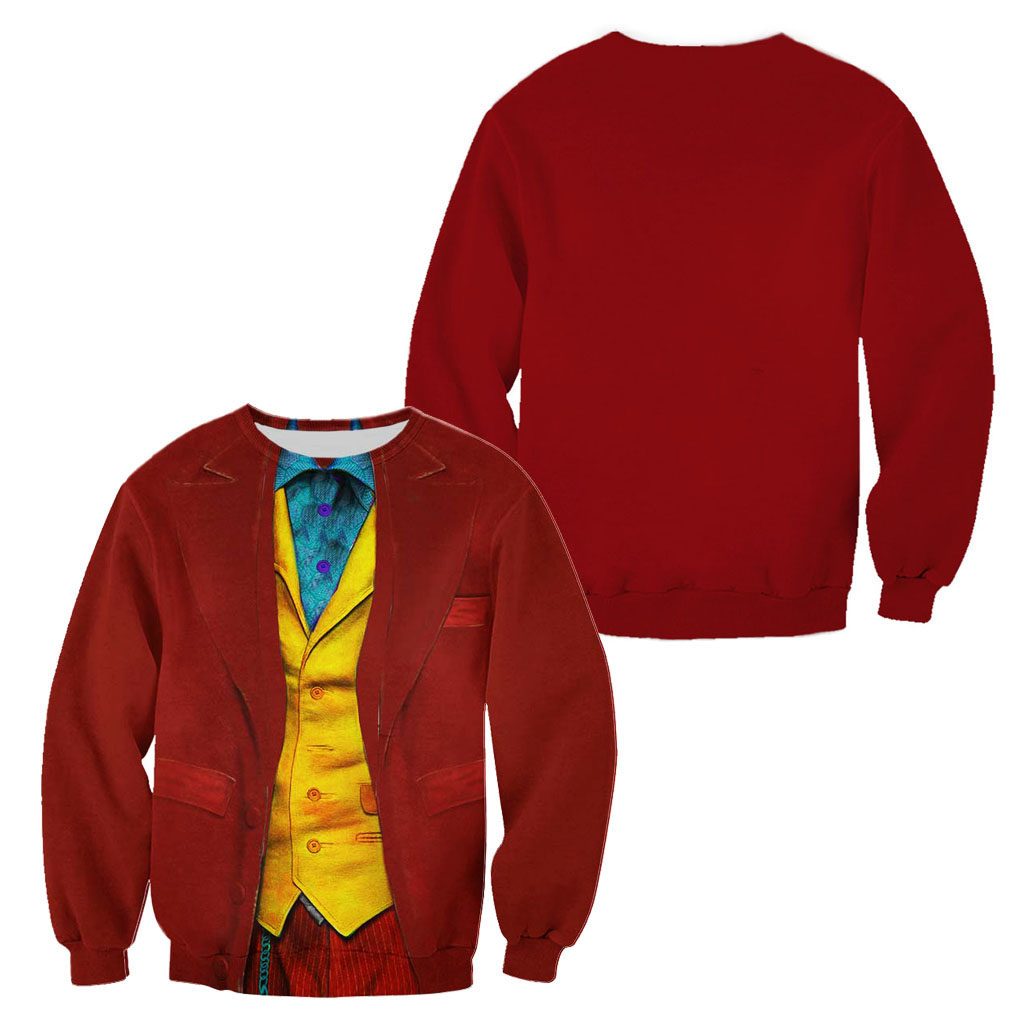 Awesome hoodie 3d all print Joker Suit for Men and Women, T-Shirt, Zip Hoodies, Sweatshirt NQ327