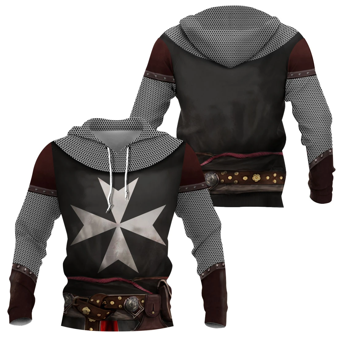 Awesome hoodie 3d all print KNIGHTS HOSPITALLER for Men and Women, T-Shirt, Zip Hoodies, Sweatshirt NQ351