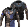 Awesome hoodie 3d all print Knight Armor for Men and Women, T-Shirt, Zip Hoodies, Sweatshirt NQ349