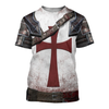 Awesome hoodie 3d all print Knight Templar Armor for Men and Women, T-Shirt, Zip Hoodies, Sweatshirt NQ350