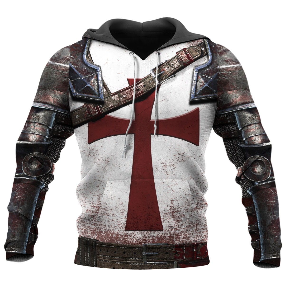 Awesome hoodie 3d all print Knight Templar Armor for Men and Women, T-Shirt, Zip Hoodies, Sweatshirt NQ350