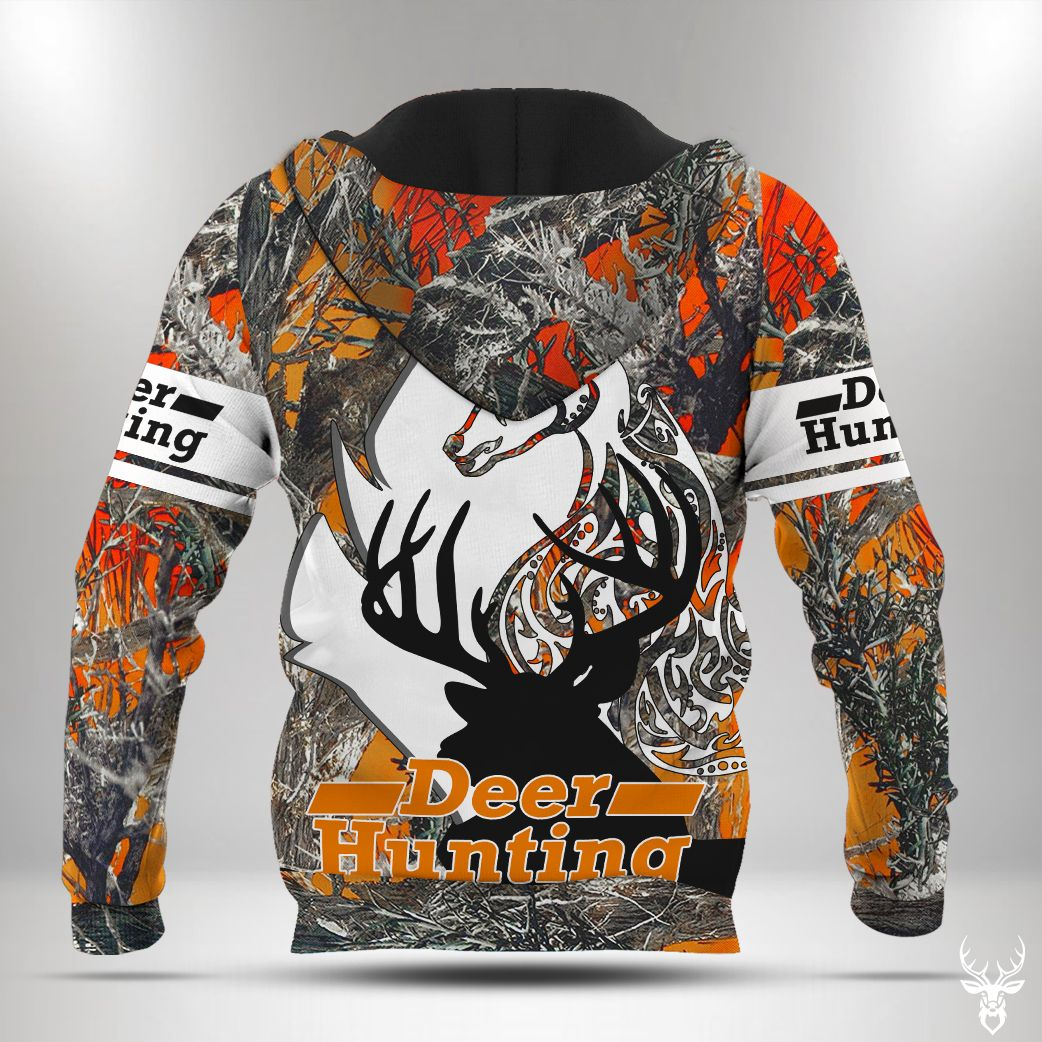 Awesome hoodie 3d all print Light Orange Deer Hunting for Men and Women, T-Shirt, Zip Hoodies, Sweatshirt NQ381