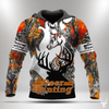 Awesome hoodie 3d all print Light Orange Deer Hunting for Men and Women, T-Shirt, Zip Hoodies, Sweatshirt NQ381