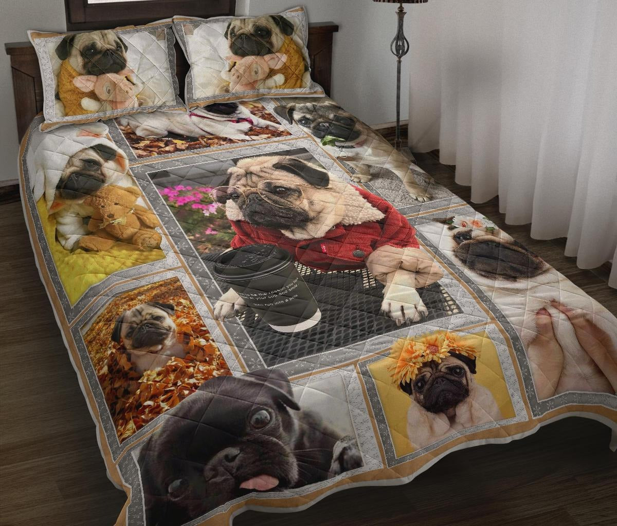 Awesome Hoodies - Pug – You Are My Sure Thing - Bedding Set QK3115