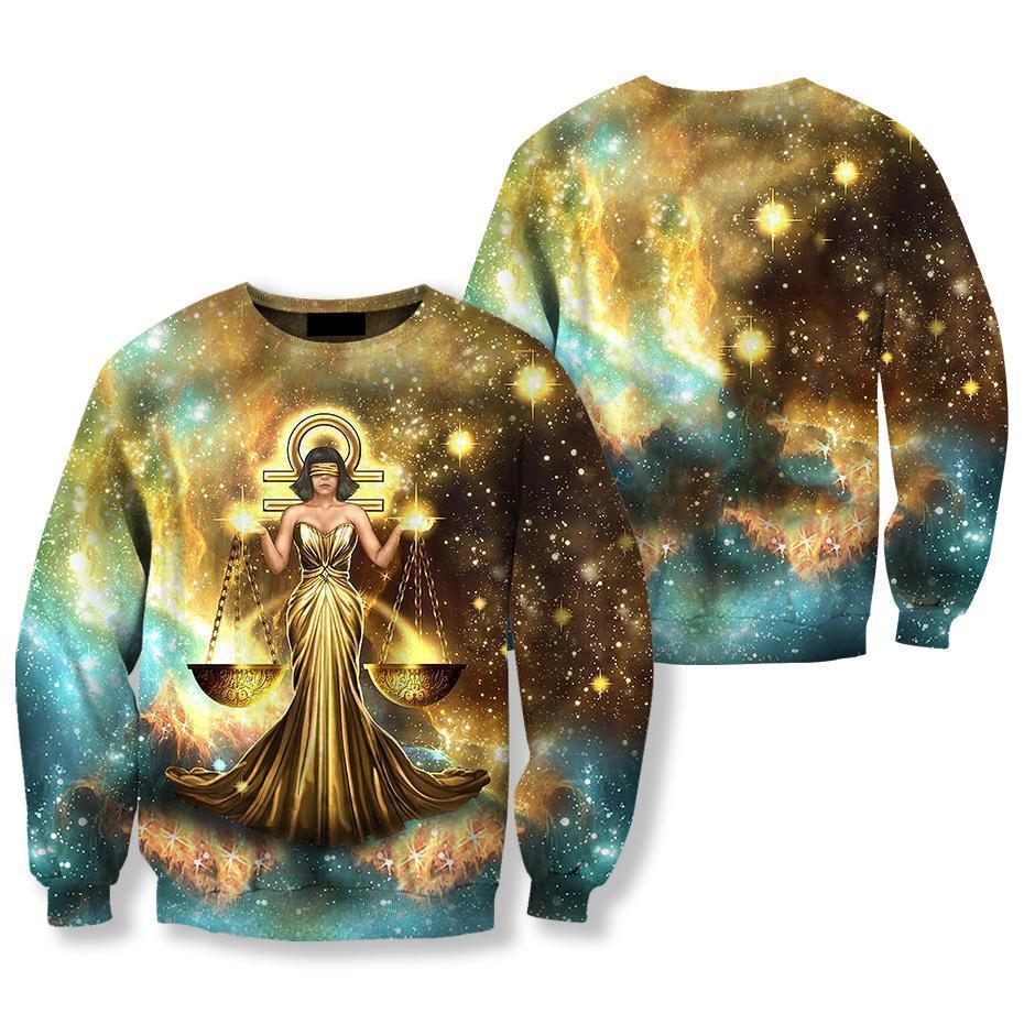 All Over Printed Libra Hoodie