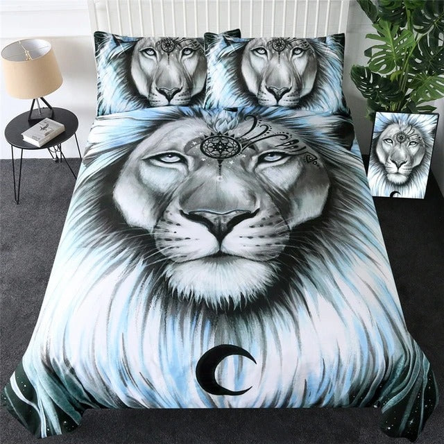 Awesome Hoodies - Lion Galaxy - Bedding Set QK3141