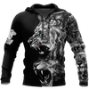 Awesome hoodie 3d all print Lion Tattoo for Men and Women, T-Shirt, Zip Hoodies, Sweatshirt NQ425
