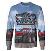 3D All Over Print Tractor Hoodie