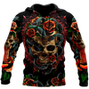 Awesome hoodie 3d all print Love Skull Red for Men and Women, T-Shirt, Zip Hoodies, Sweatshirt NQ160