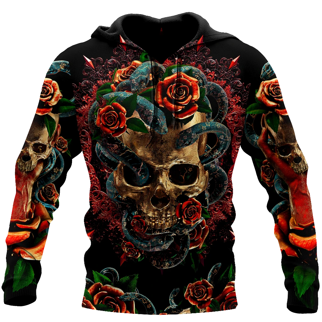 Awesome hoodie 3d all print Love Skull Red for Men and Women, T-Shirt, Zip Hoodies, Sweatshirt NQ160