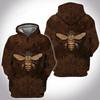 Awesome hoodie 3d all print Mandala Bee Pattern 3d for Men and Women, T-Shirt, Zip Hoodies, Sweatshirt NQ379