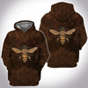 Awesome hoodie 3d all print Mandala Bee Pattern 3d for Men and Women, T-Shirt, Zip Hoodies, Sweatshirt NQ379