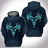 Awesome hoodie 3d all print Mandala Hunting Deer Skull for Men and Women, T-Shirt, Zip Hoodies, Sweatshirt NQ375