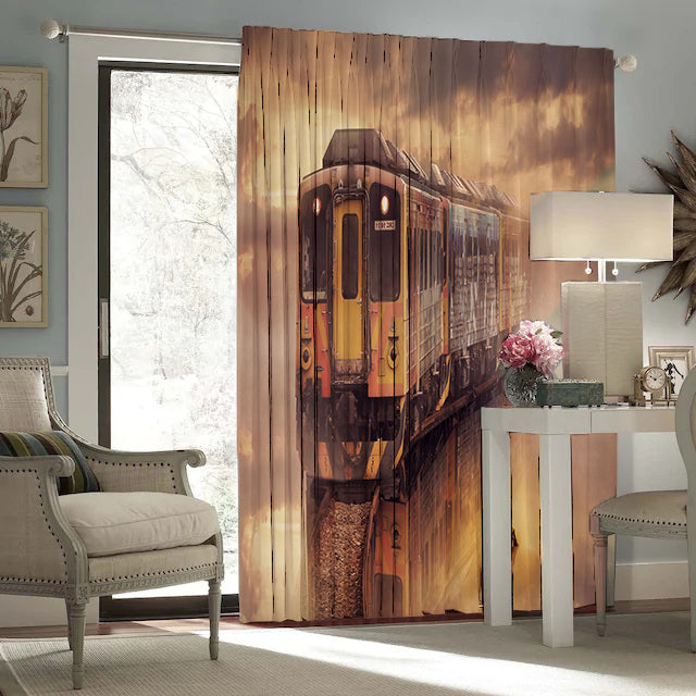 Awesome hoodied 3D all print Train Curtains  skull - VNC0039